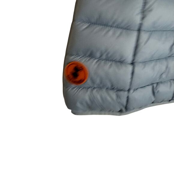 Save The Duck Charlotte Puffer Vest in Blue NWT Size 1/S - Picture 7 of 11